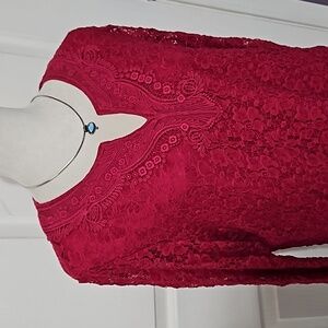 2 For $20 Coldwater Creek XL Lace Top